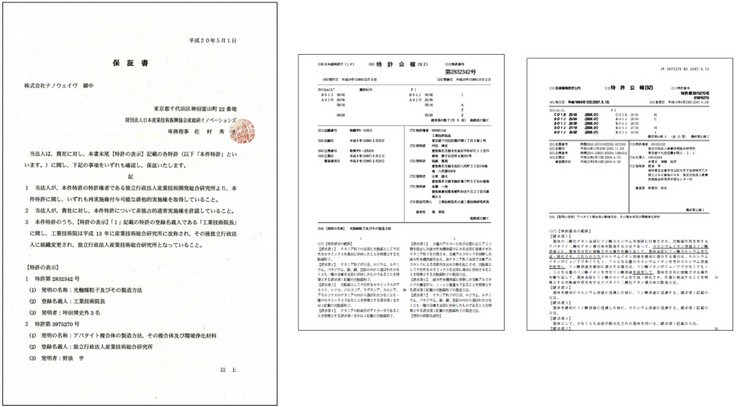 日本国所有の国際特許